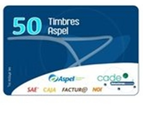 Timbres Fiscales ASPEL FACTE/50 Electr&oacute;nicos