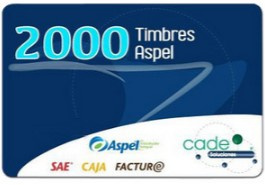 Timbres Fiscales ASPEL FACTE/2000 Electr&oacute;nicos