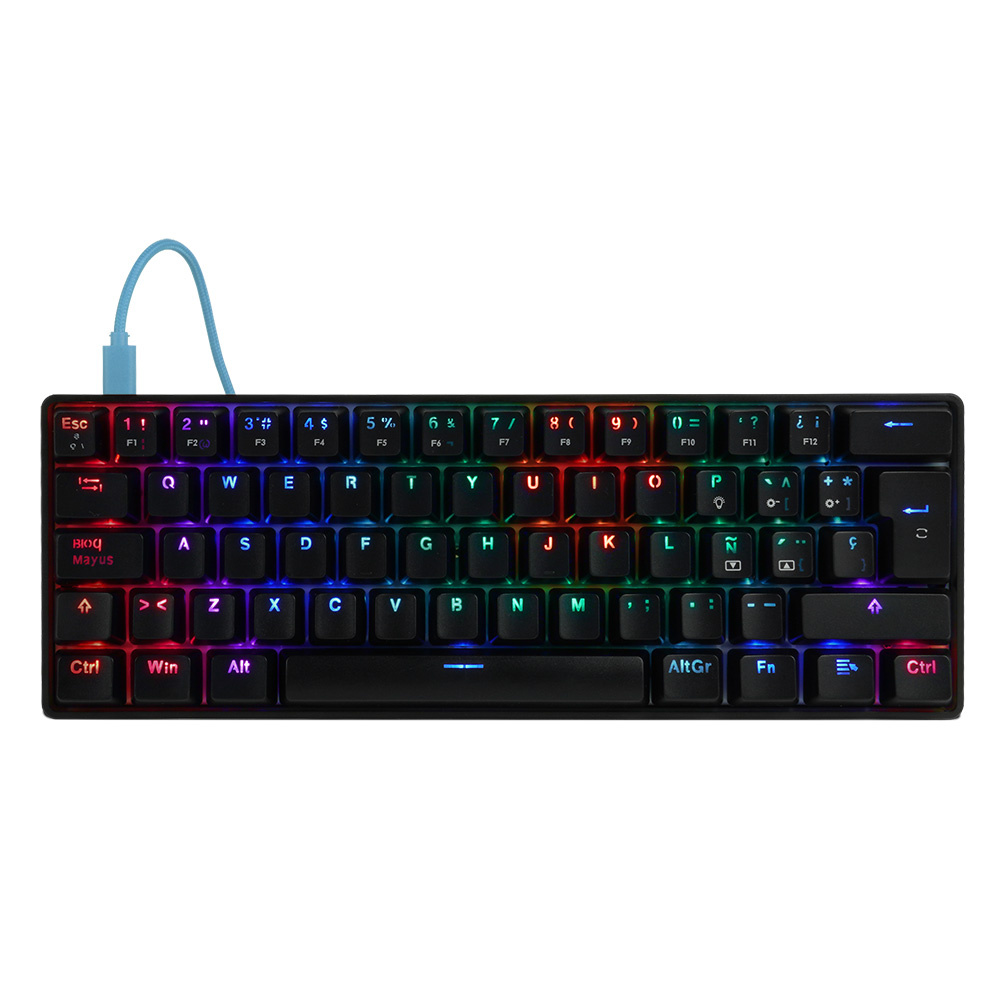 Teclado Mec&aacute;nico  GAME FACTOR KBG560-BL